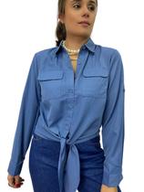 Camisa Feminina Viscose Manga Longa