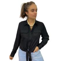 Camisa Feminina Viscose Manga Longa