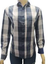 Camisa Feminina Xadrez Slim Fit - QiLin