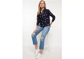 Camisa Feminino Young Ecru
