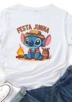Camisa festa junina Stitch