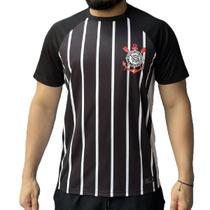 Camisa Fitness Corinthians Raglan Masculina Esportivo e Leveza