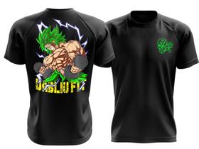 Camisa Fitness Treino Coleção DBZ Modelo Broly (Academia Musculação Treino e Outros) Dabliu Fit