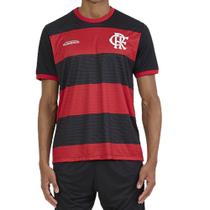 Camisa Flamengo Emoção Masculina Preto e Vermelho -