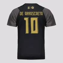 Camisa Flamengo Energia 10 De Arrascaeta Preta