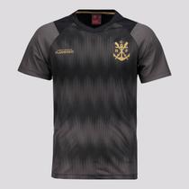 Camisa Flamengo Energia Infantil Preta e Cinza