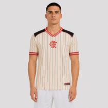 Camisa Flamengo Escudo Listrada Off White