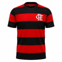 Camisa Flamengo Fan Bordado Algodão Premium - Masculino Tamanho:MCor:Vermelho/Preto Camisa Flamengo Fan Bordado Algodão Premium - Masculino Tamanho:MCor:Vermelho/Preto