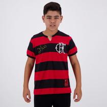 Camisa Flamengo Flatri Zico Infantil - Braziline