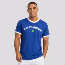 Camisa Flamengo Flor Azul Camisa Flamengo Flor Azul