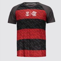 Camisa Flamengo Harmonia Cinza e Vermelha Camisa Flamengo Harmonia Cinza e Vermelha