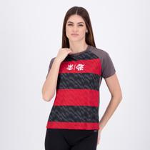 Camisa Flamengo Harmonia Feminina Vermelha e Preta Camisa Flamengo Harmonia Feminina Vermelha e Preta