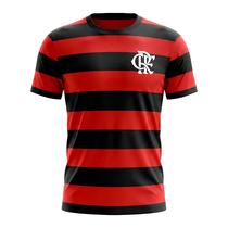 Camisa flamengo home - juvenil cor:vermelho/pretotamanho:12