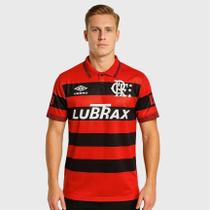 Camisa Flamengo I Retrô Aniversário 100 Anos Centenário Tamanho:MCor:Listrada