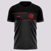 Camisa Flamengo Illuvium Infantil Preta e Cinza - Braziline