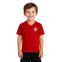 Camisa Flamengo Infantil Vermelha Gola V Oficial