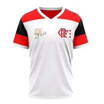 Camisa Flamengo Masculina Zico 81 Branca Oficial Licenciada Camisa Flamengo Masculina Zico 81 Branca Oficial Licenciada