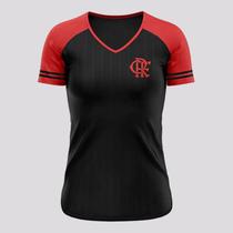 Camisa Flamengo Math Feminina Preta - Braziline