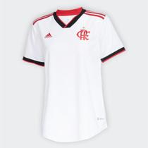 Camisa Flamengo Oficial II 22/23 s/n Torcedor Feminina - Branco - Ad