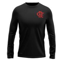 Camisa Flamengo Protection UV Masculina - Preto e Vermelho