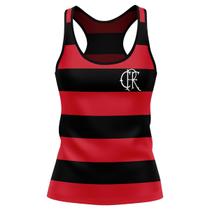Camisa Flamengo Regata Fla Tri Rubro-Negro - Feminina Camisa Flamengo Regata Fla Tri Rubro-Negro - Feminina