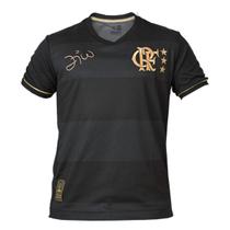 Camisa Flamengo Retrô Volta Zico Gold - Masculino Camisa Flamengo Retrô Volta Zico Gold - Masculino