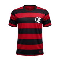 Camisa Flamengo Rubro Negro Listrada - Masculino Tamanho:MCor:Vermelho/Preto