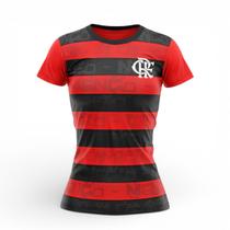 Camisa Flamengo Shout Feminina Baby Look Licenciada