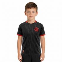 Camisa flamengo third infantil cor:pretotamanho:6 Camisa flamengo third infantil cor:pretotamanho:6
