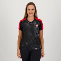 Camisa Flamengo Vein Feminina Preta - Braziline
