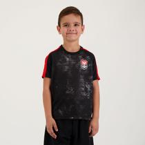 Camisa Flamengo Vein Preta Infantil