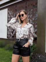 Camisa floral onça Camisa floral onça
