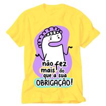 Camisa Flork amarela frase mãe você é uma joia tudo pra mim