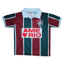 Camisa Fluminense 1995 Liga Retrô Infantil Listrada 10 Camisa Fluminense 1995 Liga Retrô Infantil Listrada 10