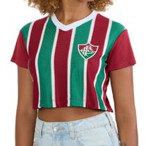 Camisa Fluminense Cropped Extase - Feminino