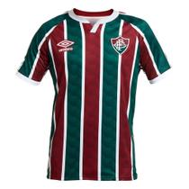 Camisa Fluminense I 20/21 s/n Masculina Vinho+Verde - P