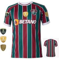 Camisa Fluminense I 23/24 Torcedor - Verde e Vinho (+ Patch Campeão da Libertadores)