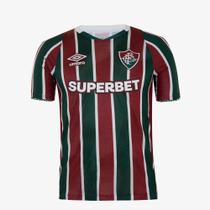 Camisa Fluminense I 24/25 s/n Torcedor Umbro Masculina - Verde+Vinho