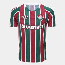Camisa Fluminense I 24/25 Torcida Umbro Masculino Tamanho:PCor:Verde+BordôGênero:Masculino Camisa Fluminense I 24/25 Torcida Umbro Masculino Tamanho:PCor:Verde+BordôGênero:Masculino