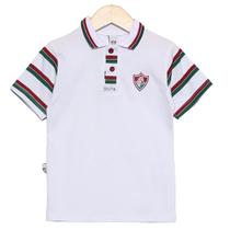 Camisa Fluminense Infantil Oficial Polo Escudo Bordado Camisa Fluminense Infantil Oficial Polo Escudo Bordado