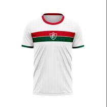 Camisa Fluminense Stencil Tradicional Adulto Branco Original Braziline