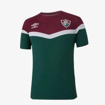 Camisa Fluminense Treino 23/24 Umbro Masculina - Verde+Vinho
