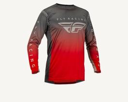 Camisa FLY Lite Hydrogen 2023 - Cor Vermelho Cinza