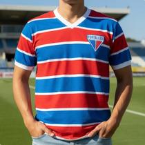 Camisa Fortaleza Vintage Manto Tricolor Clássico Campeão 83 Tamanho:MGênero:MasculinoCor:Azul