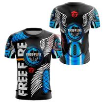Camisa Free Fire Angel Angelical Personalizada com nome Dry UV Camisa Free Fire Angel Angelical Personalizada com nome Dry UV
