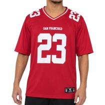 Camisa Futebol Americano M10 San Francisco 23 Vermelho Cor:VermelhoTamanho:P Camisa Futebol Americano M10 San Francisco 23 Vermelho Cor:VermelhoTamanho:P