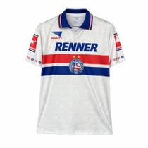 Camisa Futebol Bahia Retrô Branca Temporada 96/97 Masculino Camisa Futebol Bahia Retrô Branca Temporada 96/97 Masculino
