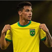 Camisa Futebol Inspirada Torcida Canarinha Amarela Verde Tamanho:GCor:AmareloGênero:Masculino Camisa Futebol Inspirada Torcida Canarinha Amarela Verde Tamanho:GCor:AmareloGênero:Masculino
