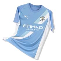 Camisa Futebol Manchester City Home I Torcedor Azul Celeste Camisa Futebol Manchester City Home I Torcedor Azul Celeste