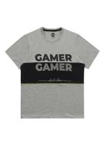 Camisa Gamer Manga Curta Juvenil